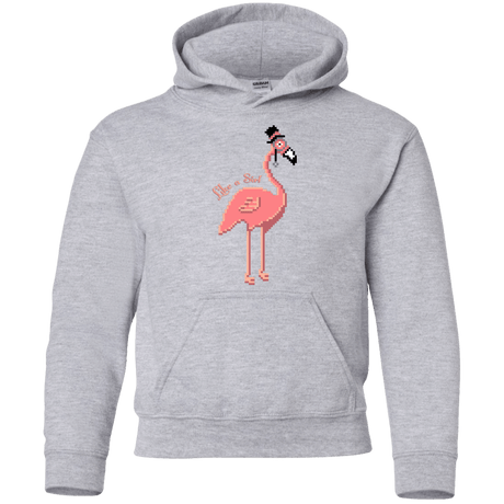Sweatshirts Sport Grey / YS LikeASir Flamingo Youth Hoodie