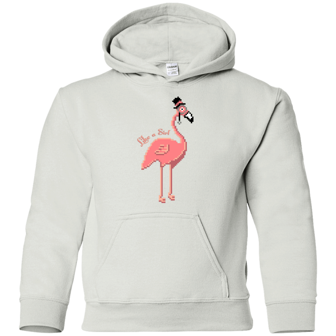 Sweatshirts White / YS LikeASir Flamingo Youth Hoodie
