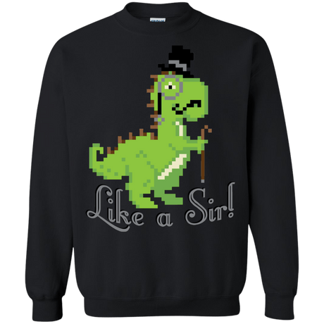 Sweatshirts Black / S LikeASir T-Rex Crewneck Sweatshirt