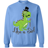Sweatshirts Carolina Blue / S LikeASir T-Rex Crewneck Sweatshirt
