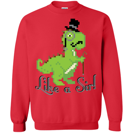 Sweatshirts Red / S LikeASir T-Rex Crewneck Sweatshirt