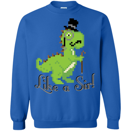 Sweatshirts Royal / S LikeASir T-Rex Crewneck Sweatshirt
