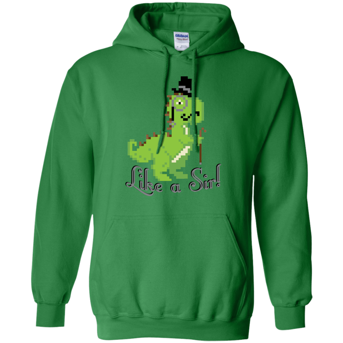 Sweatshirts Irish Green / S LikeASir T-Rex Pullover Hoodie