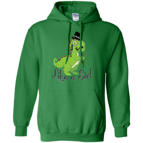 Sweatshirts Irish Green / S LikeASir T-Rex Pullover Hoodie