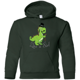 Sweatshirts Forest Green / YS LikeASir T-Rex Youth Hoodie