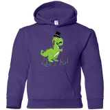 Sweatshirts Purple / YS LikeASir T-Rex Youth Hoodie