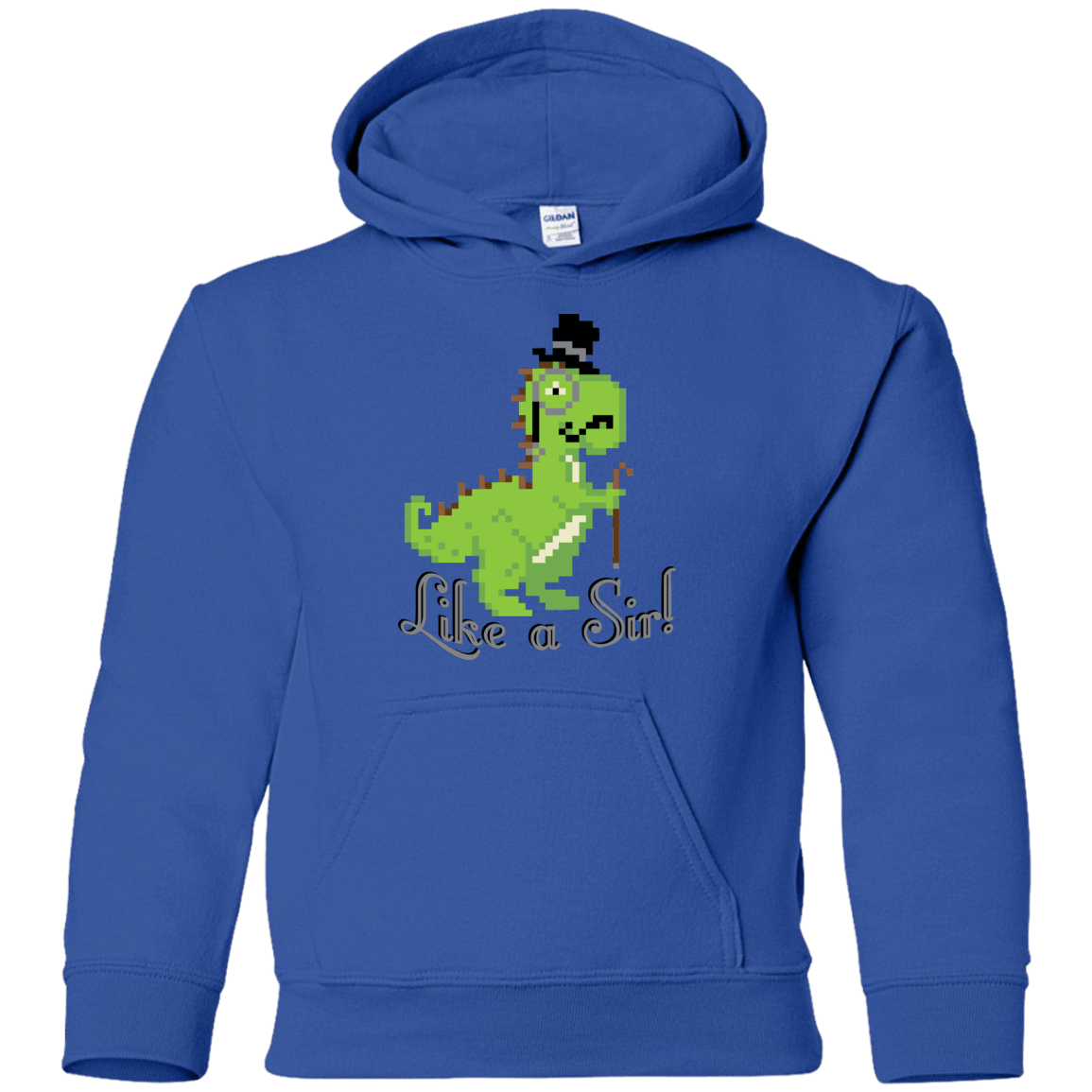 Sweatshirts Royal / YS LikeASir T-Rex Youth Hoodie