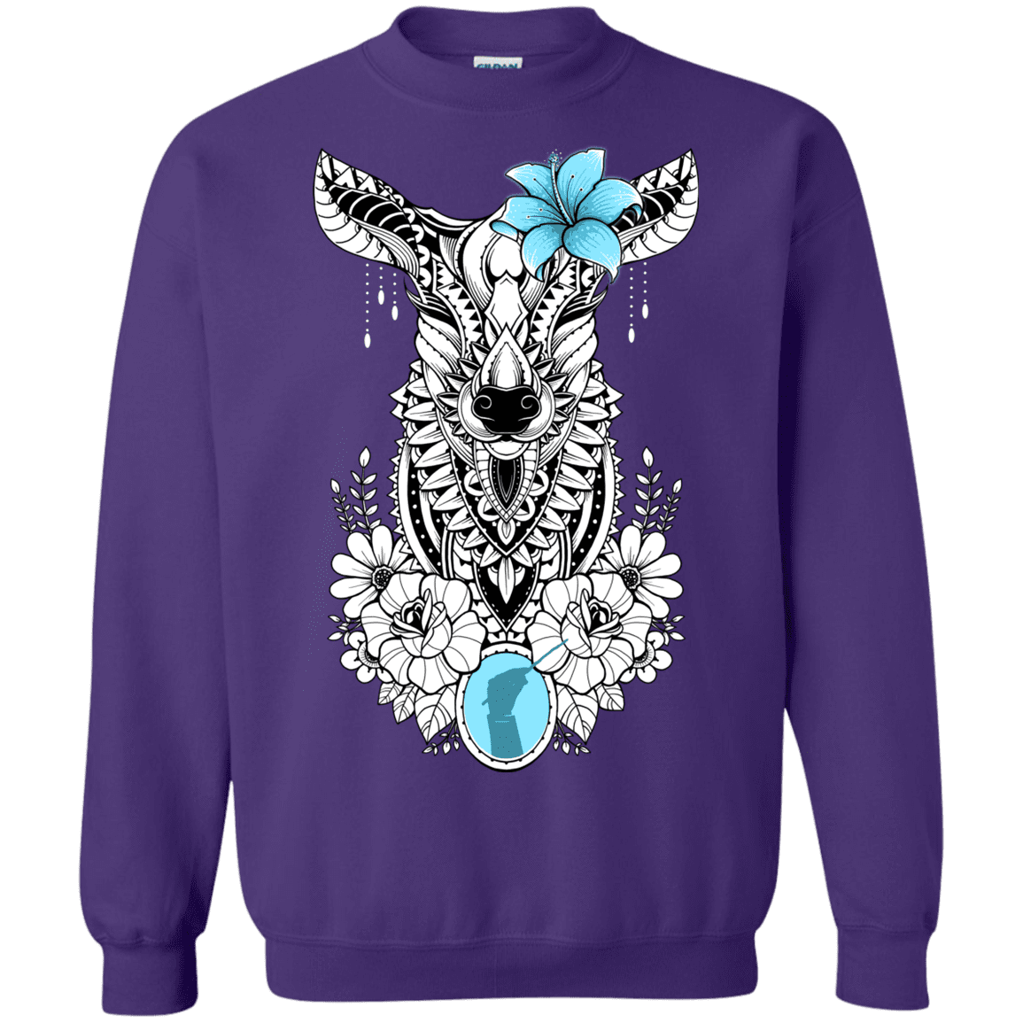 Sweatshirts Purple / S Lily Crewneck Sweatshirt