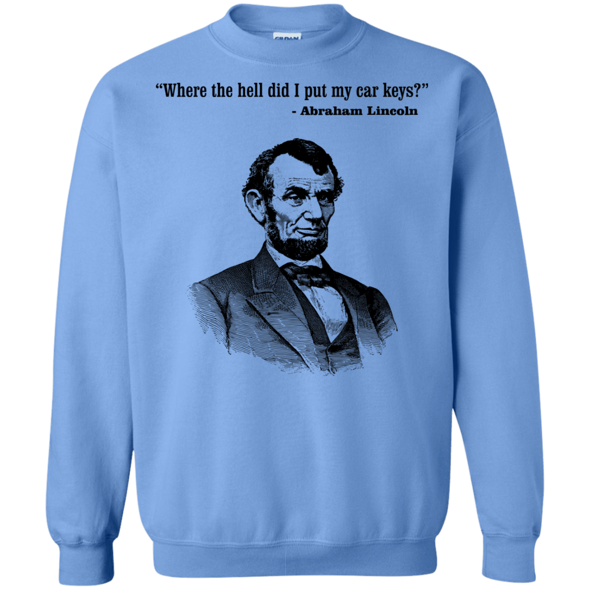 Sweatshirts Carolina Blue / Small Lincoln car keys Crewneck Sweatshirt