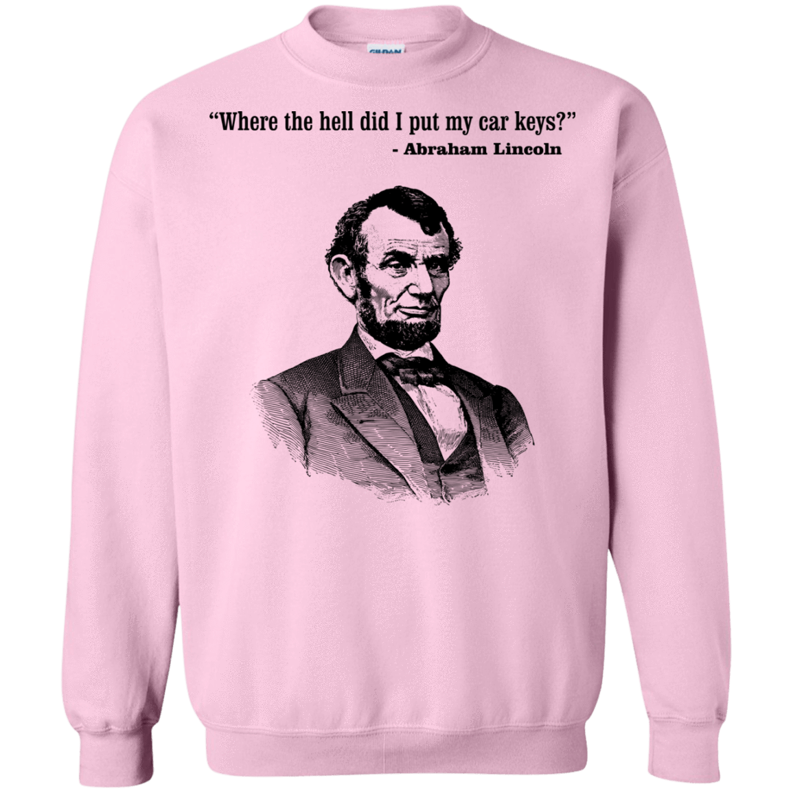 Sweatshirts Light Pink / Small Lincoln car keys Crewneck Sweatshirt