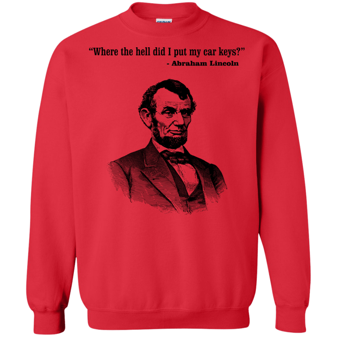 Sweatshirts Red / Small Lincoln car keys Crewneck Sweatshirt