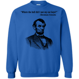 Sweatshirts Royal / Small Lincoln car keys Crewneck Sweatshirt