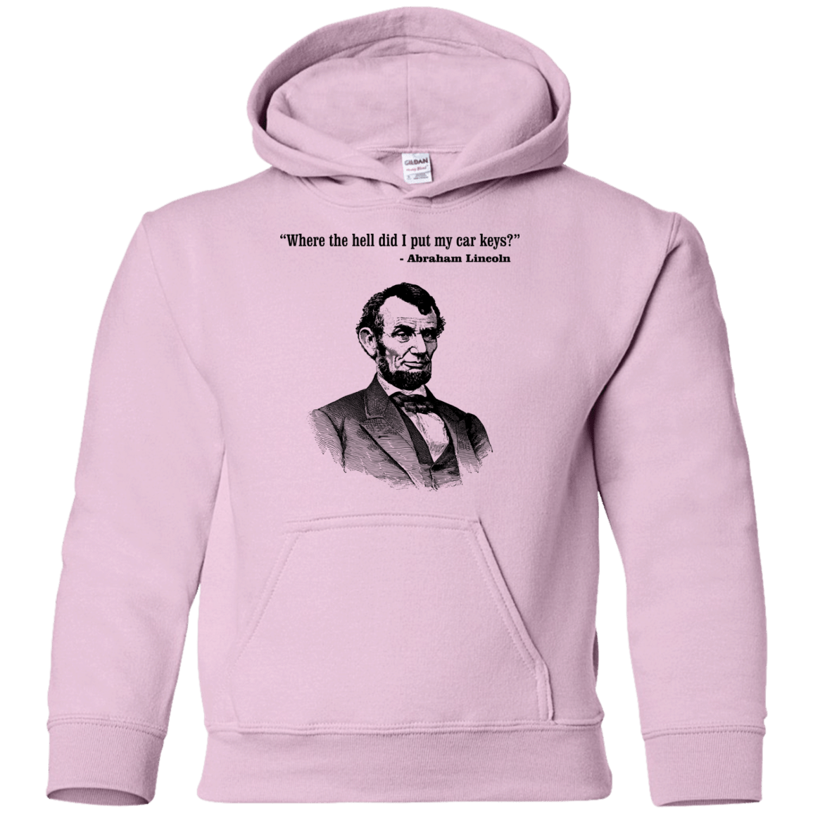 Sweatshirts Light Pink / YS Lincoln car keys Youth Hoodie