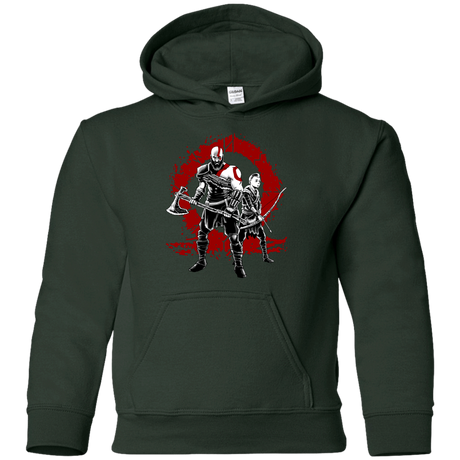 Sweatshirts Forest Green / YS Lineage of War Youth Hoodie