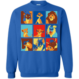 Sweatshirts Royal / Small Lion Pop Crewneck Sweatshirt