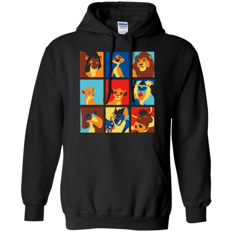 Sweatshirts Black / Small Lion Pop Pullover Hoodie