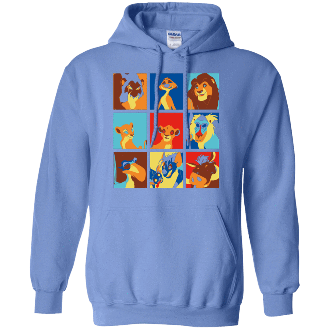 Sweatshirts Carolina Blue / Small Lion Pop Pullover Hoodie