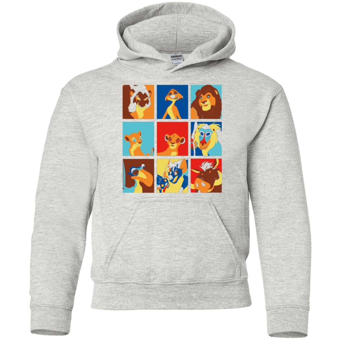 Sweatshirts Ash / YS Lion Pop Youth Hoodie