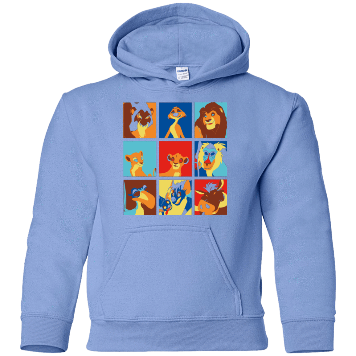 Sweatshirts Carolina Blue / YS Lion Pop Youth Hoodie