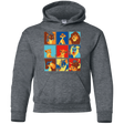 Sweatshirts Dark Heather / YS Lion Pop Youth Hoodie