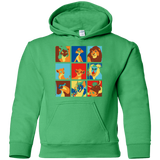 Sweatshirts Irish Green / YS Lion Pop Youth Hoodie