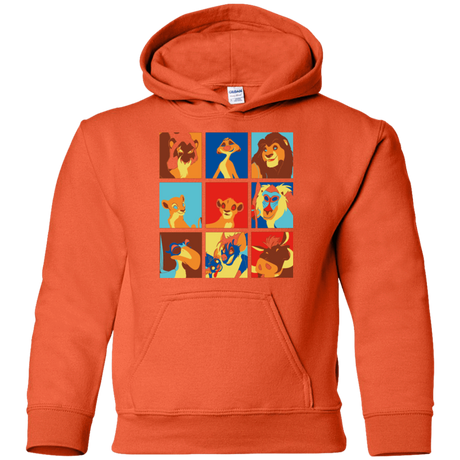Sweatshirts Orange / YS Lion Pop Youth Hoodie