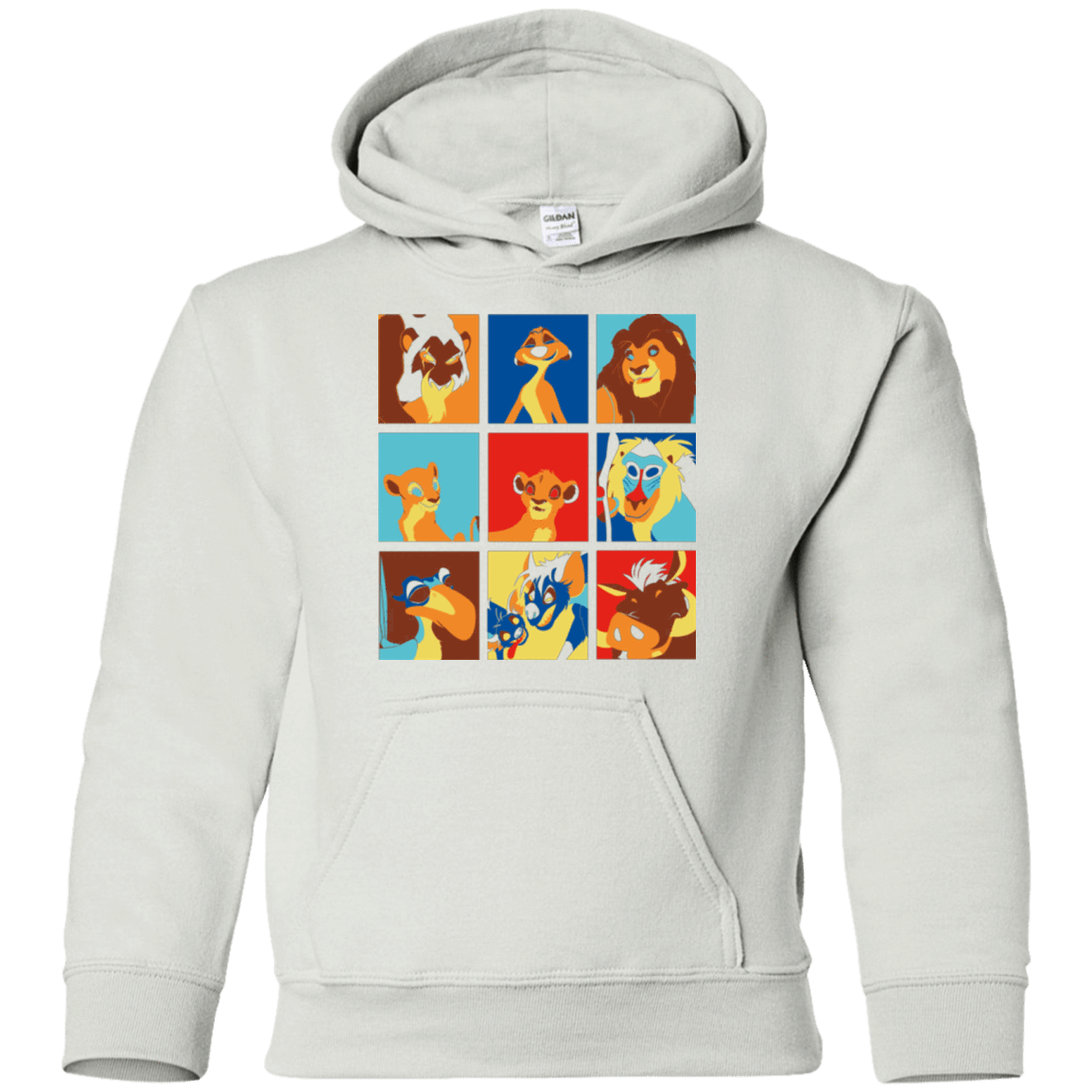 Sweatshirts White / YS Lion Pop Youth Hoodie