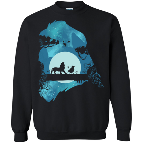 Sweatshirts Black / S Lion Portrait Crewneck Sweatshirt