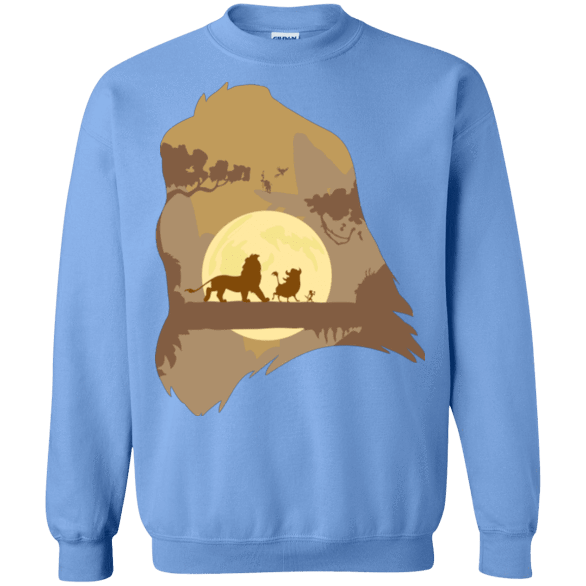 Sweatshirts Carolina Blue / Small Lion Portrait Crewneck Sweatshirt