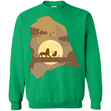 Sweatshirts Irish Green / Small Lion Portrait Crewneck Sweatshirt