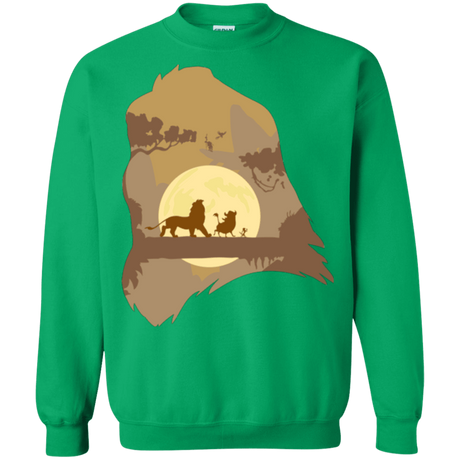 Sweatshirts Irish Green / Small Lion Portrait Crewneck Sweatshirt