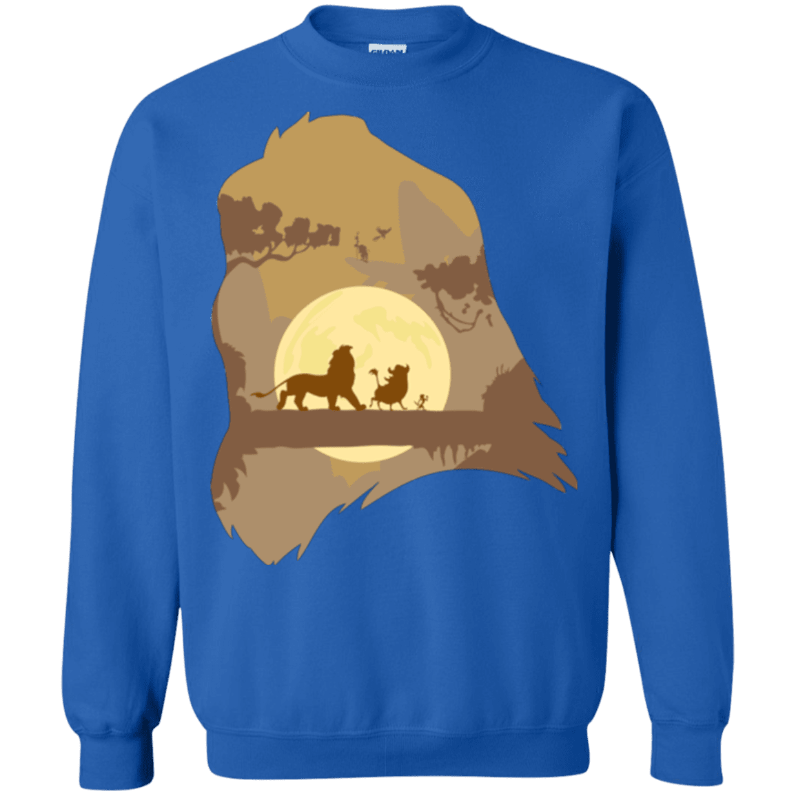 Sweatshirts Royal / Small Lion Portrait Crewneck Sweatshirt