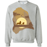 Sweatshirts Sport Grey / Small Lion Portrait Crewneck Sweatshirt