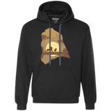 Sweatshirts Black / Small Lion Portrait Premium Fleece Hoodie