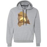 Sweatshirts Sport Grey / Small Lion Portrait Premium Fleece Hoodie