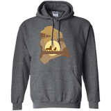 Sweatshirts Dark Heather / Small Lion Portrait Pullover Hoodie