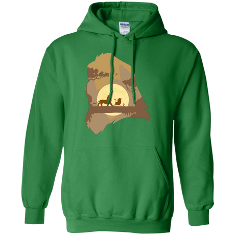 Sweatshirts Irish Green / Small Lion Portrait Pullover Hoodie
