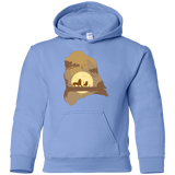 Sweatshirts Carolina Blue / YS Lion Portrait Youth Hoodie