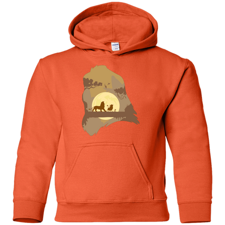 Sweatshirts Orange / YS Lion Portrait Youth Hoodie