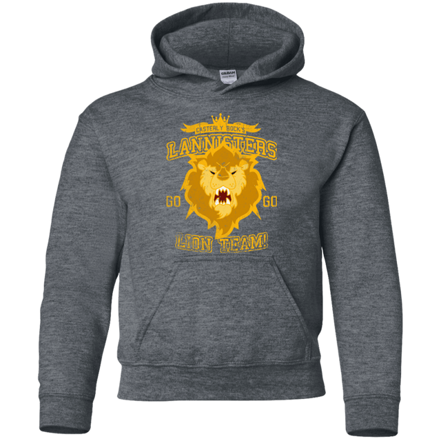 Sweatshirts Dark Heather / YS Lion Team Youth Hoodie