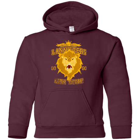 Sweatshirts Maroon / YS Lion Team Youth Hoodie