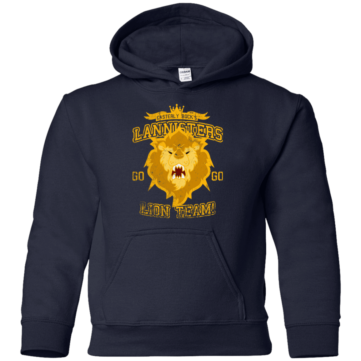Sweatshirts Navy / YS Lion Team Youth Hoodie