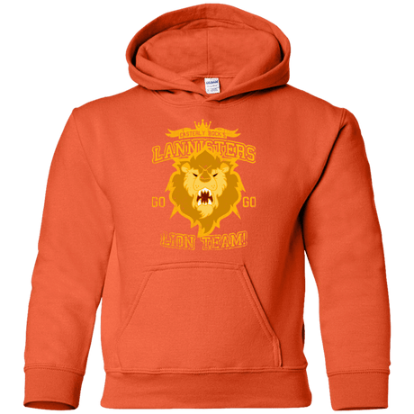 Sweatshirts Orange / YS Lion Team Youth Hoodie