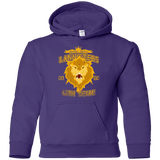 Sweatshirts Purple / YS Lion Team Youth Hoodie