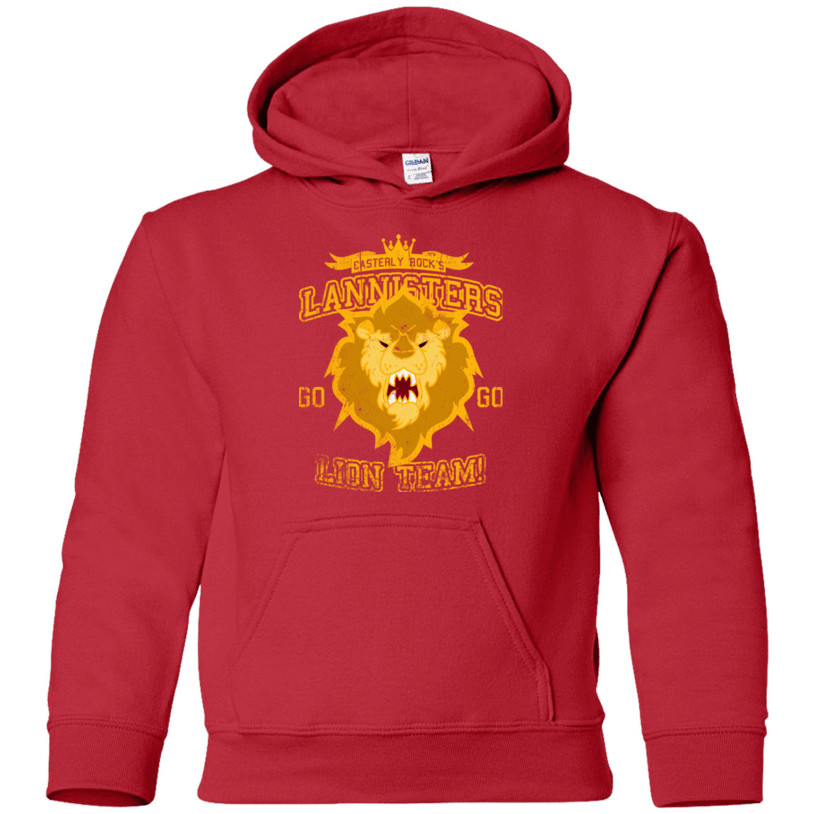 Sweatshirts Red / YS Lion Team Youth Hoodie