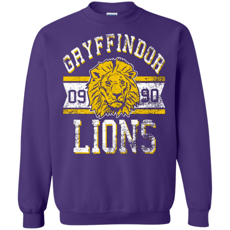 Sweatshirts Purple / Small Lions Crewneck Sweatshirt