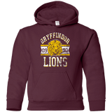 Sweatshirts Maroon / YS Lions Youth Hoodie