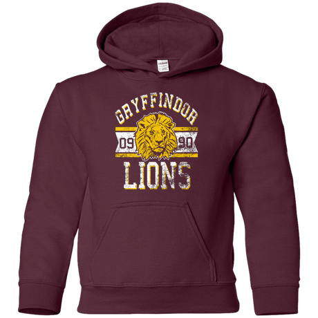 Sweatshirts Maroon / YS Lions Youth Hoodie