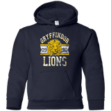 Sweatshirts Navy / YS Lions Youth Hoodie