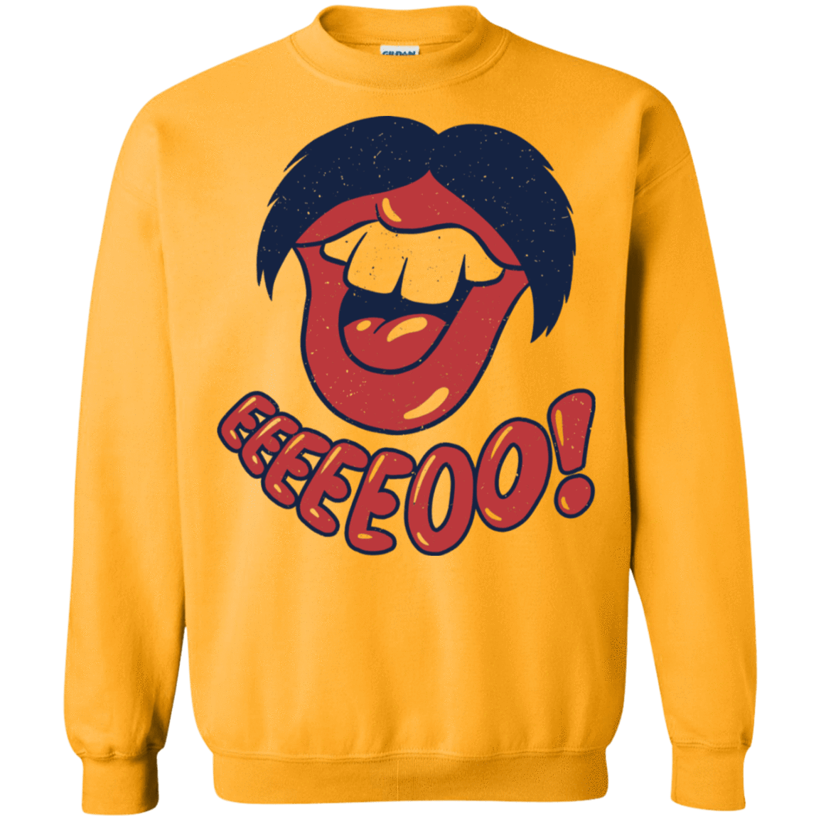 Sweatshirts Gold / S Lips EO Crewneck Sweatshirt